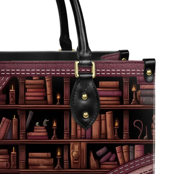 Just A Girl Who Loves Books Leather Bag